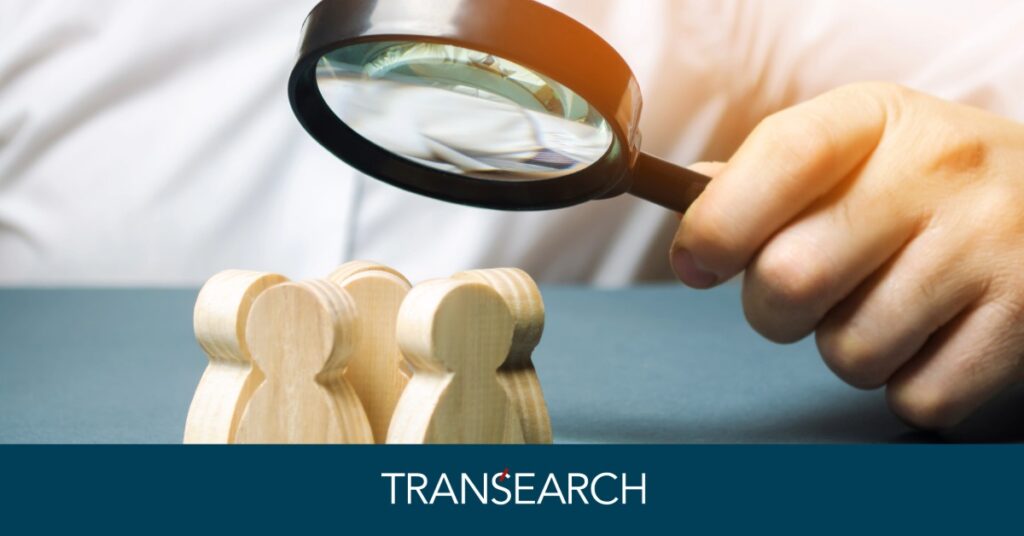 A visual representation of assessing candidates for leadership positions.