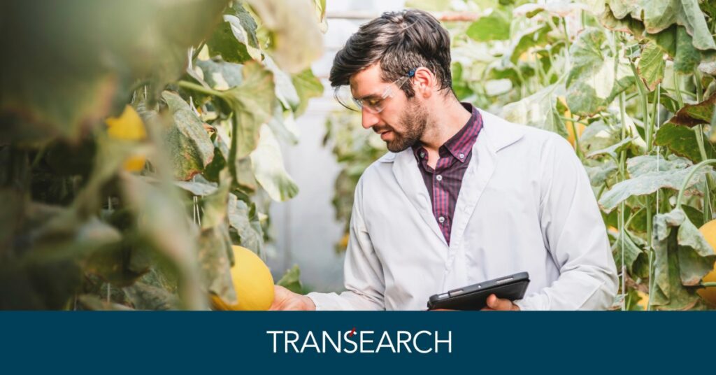 A Food Science Executive is checking the product.