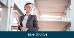 A construction excecutive in a construction site